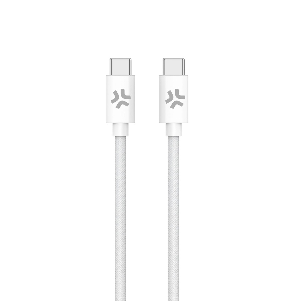 Celly USBCUSBCCOTT - USB-C to USB-C Cotton Braided Cable [POWER DELIVERY]