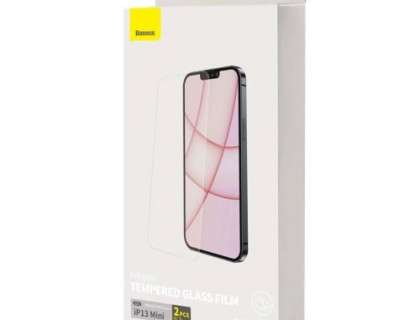 PELLICOLA TEMPERATA PER IPHONE 13 MINI 0.3MM FULL CURVED GLASS (CONF. 2PZ) BASEUS