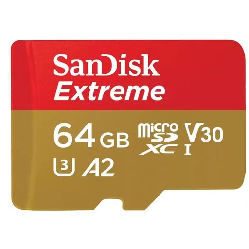 [
SDSQXAH-064G-GN] Sandisk MICRO SDXC EXTREME 64GB ACTION